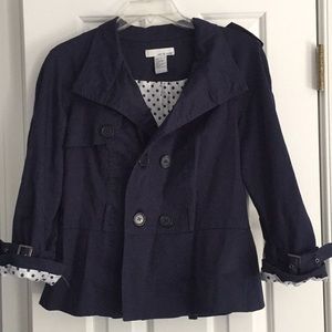 Lucy & Laurel 🧥 Navy 3/4 Sleeve Blazer